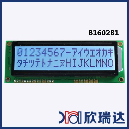 字符点阵模块：B1602B1